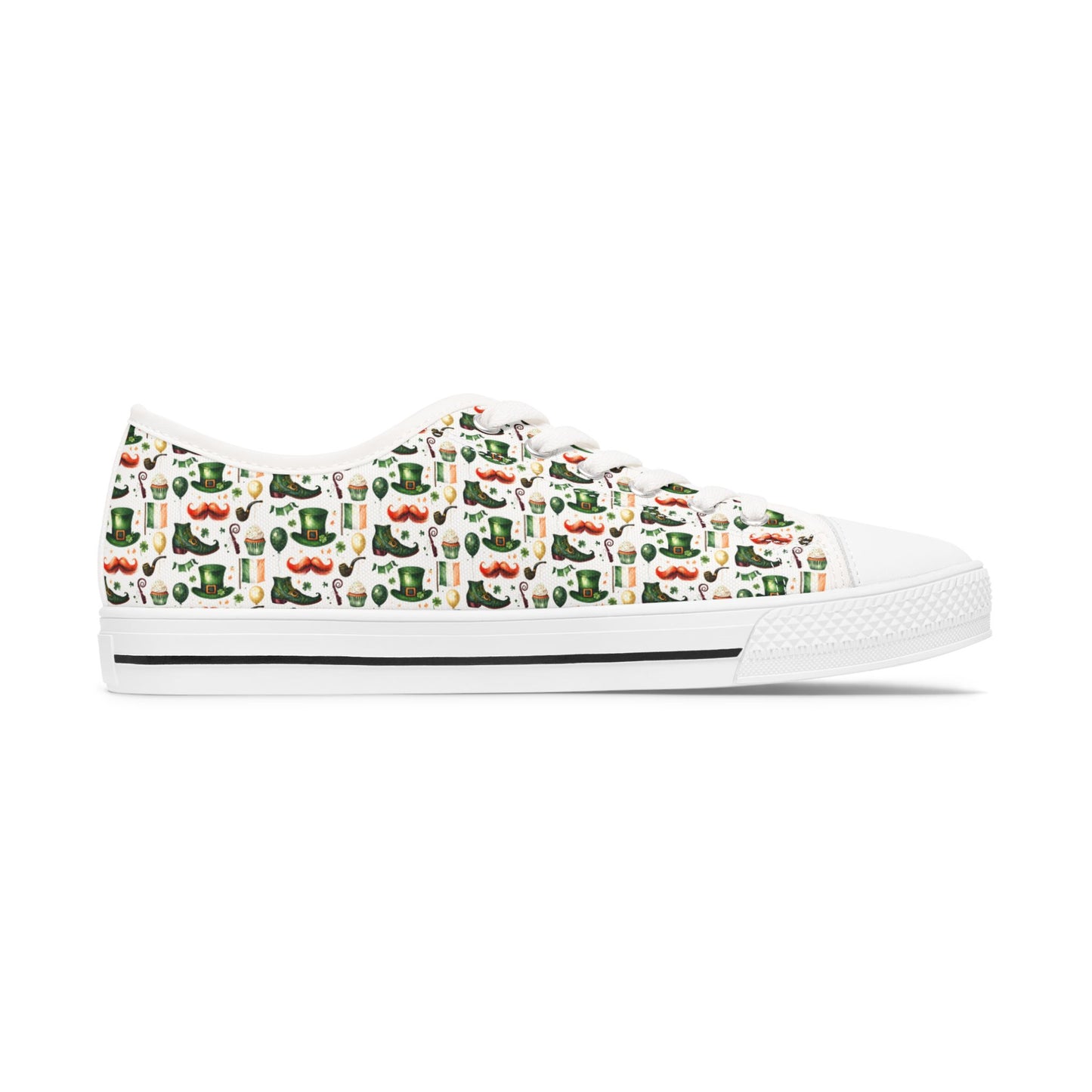 St Patricks Day Themed, Low Top Sneakers