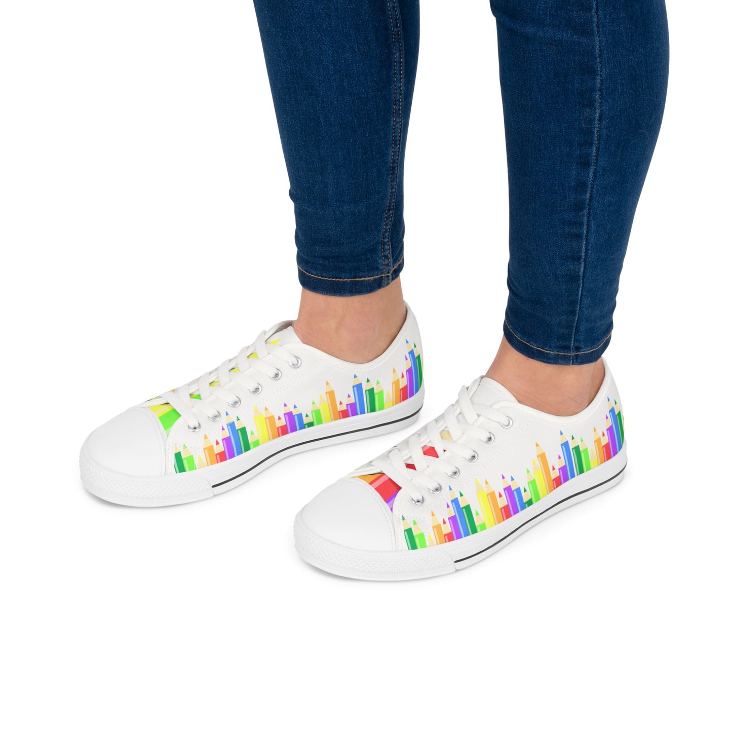 Colored Pencils Low Top Sneakers/Shoes
