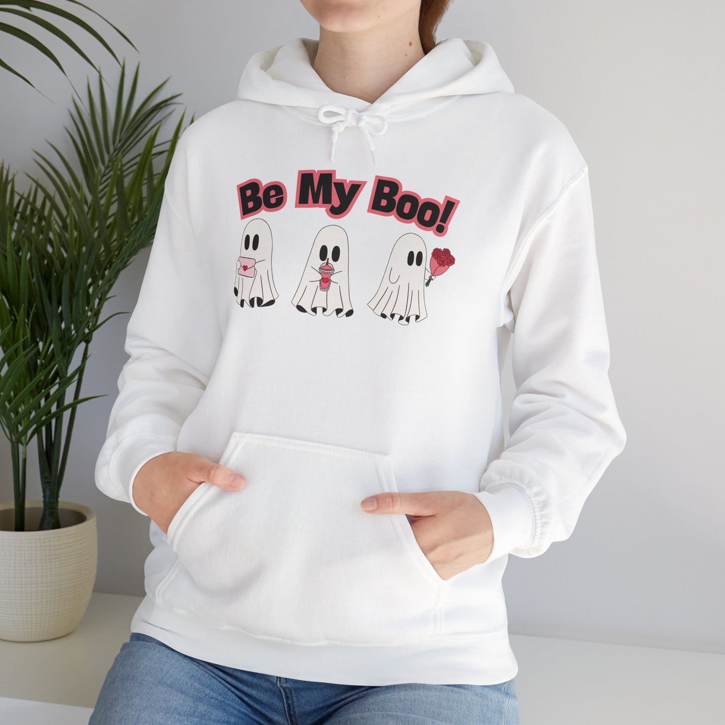 Be My Boo Graphic Hooded Sweatshirt