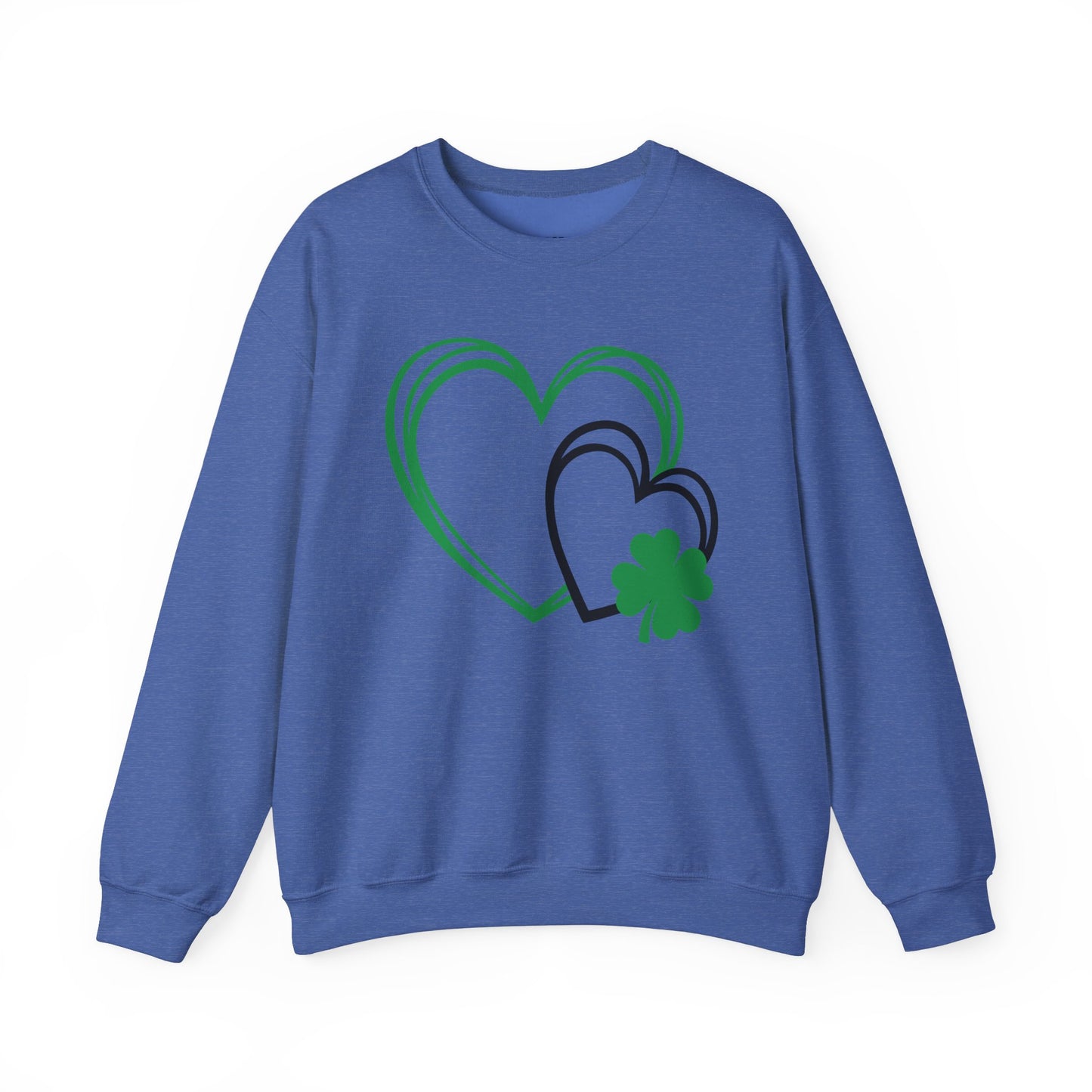 Festive Hearts w/a little St. Patrick’s Day Luck Crewneck Sweatshirt