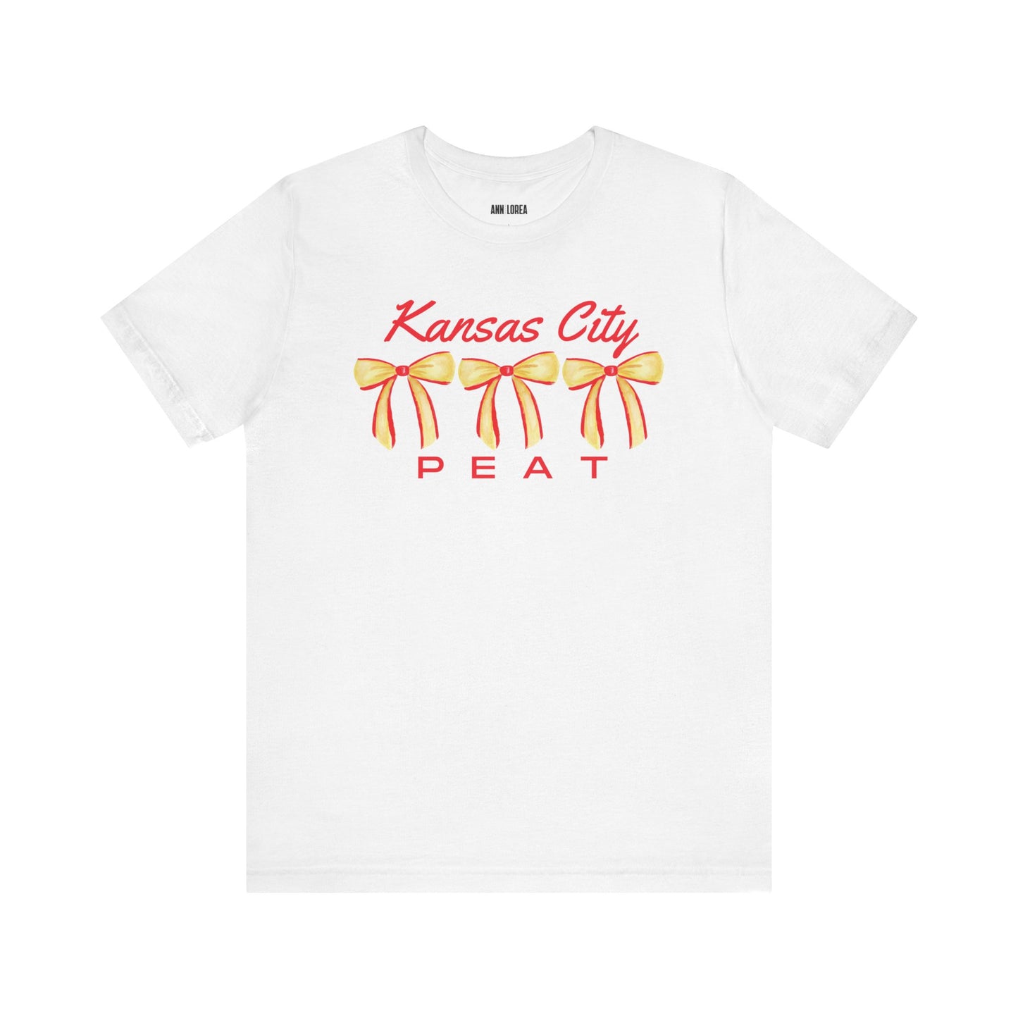 Kansas City Bow Trio Design Graphic T-Shirt