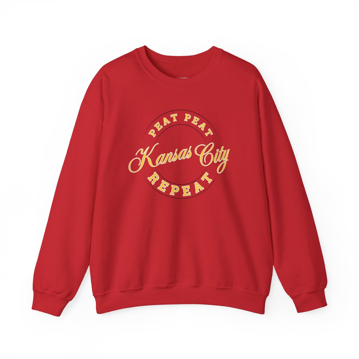 Kansas City Repeat Crewneck Graphic Crewneck Sweatshirt