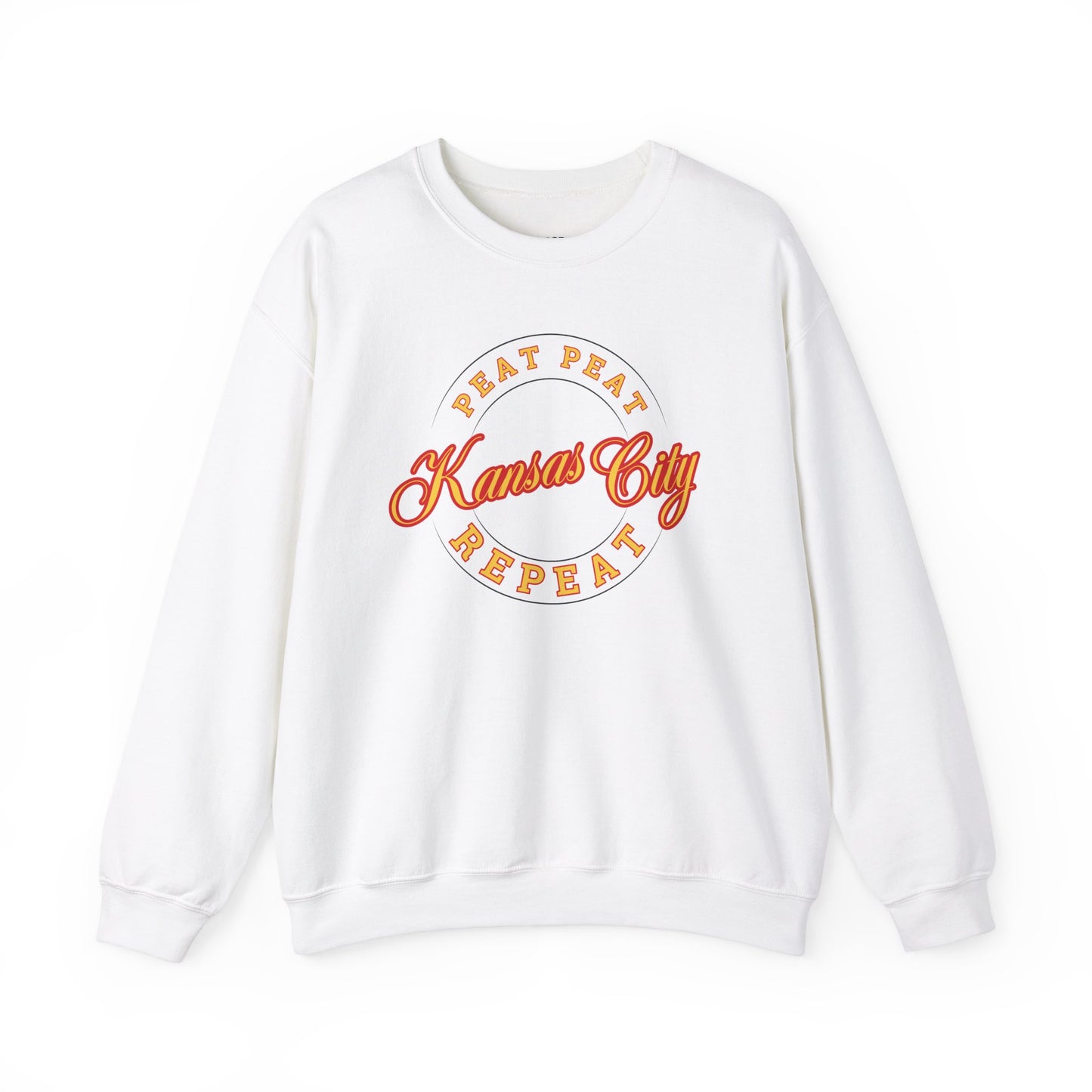 Kansas City Repeat Crewneck Graphic Crewneck Sweatshirt