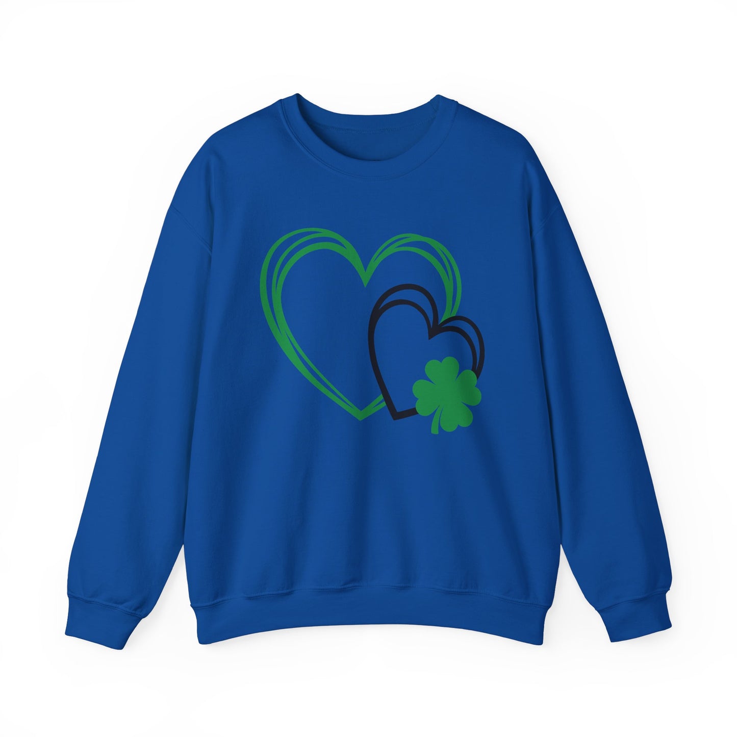 Festive Hearts w/a little St. Patrick’s Day Luck Crewneck Sweatshirt