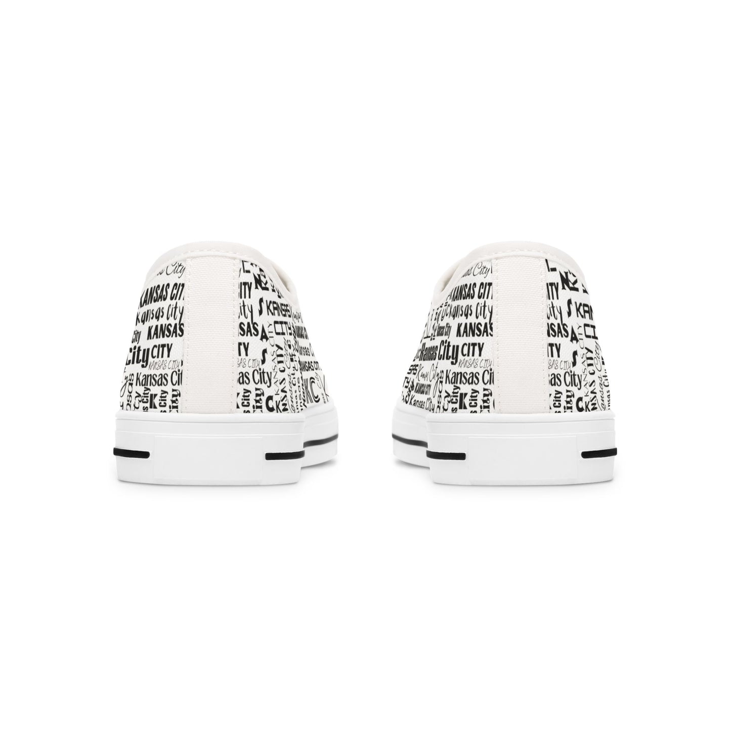 Kansas City Themed all over print Super Cute and Cozy Casual Canvas Women's Low Top Sneakers/Shoes
