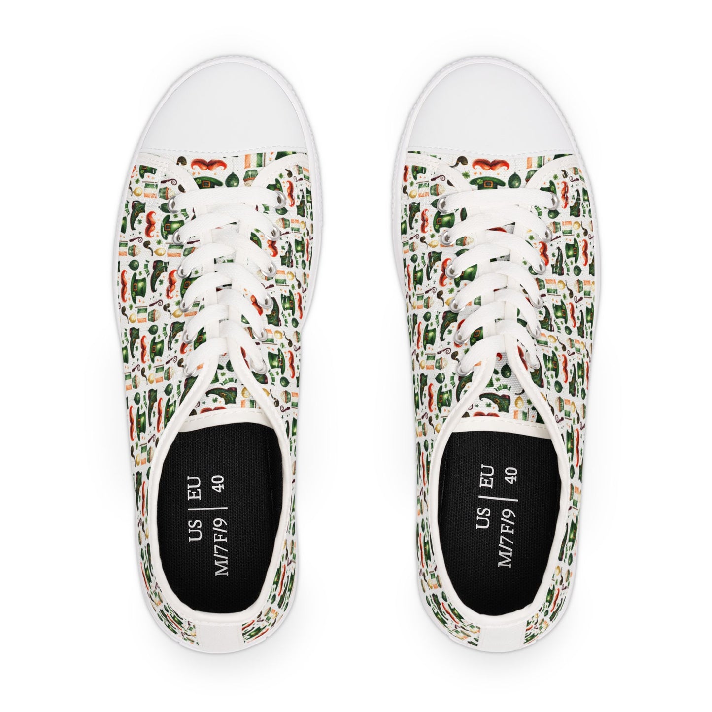 St Patricks Day Themed, Low Top Sneakers