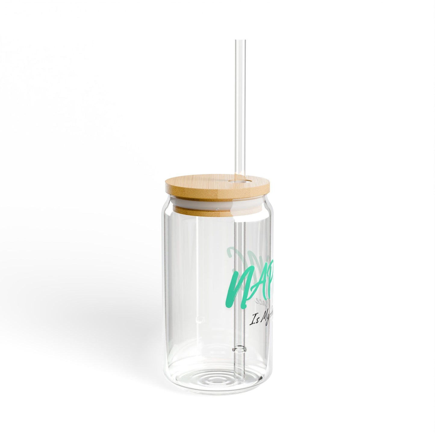 Napping Is My Happy Place My Napping Sipper Glass, 16oz