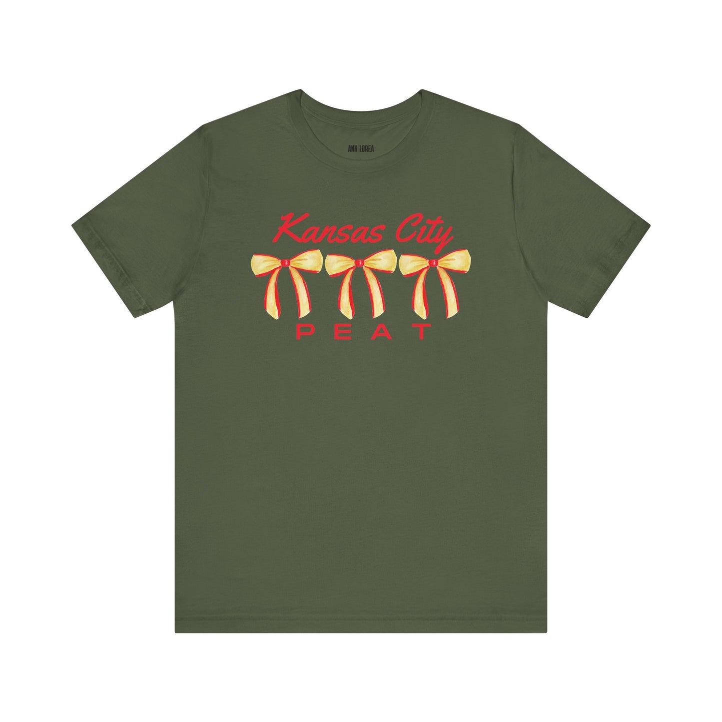Kansas City Bow Trio Design Graphic T-Shirt