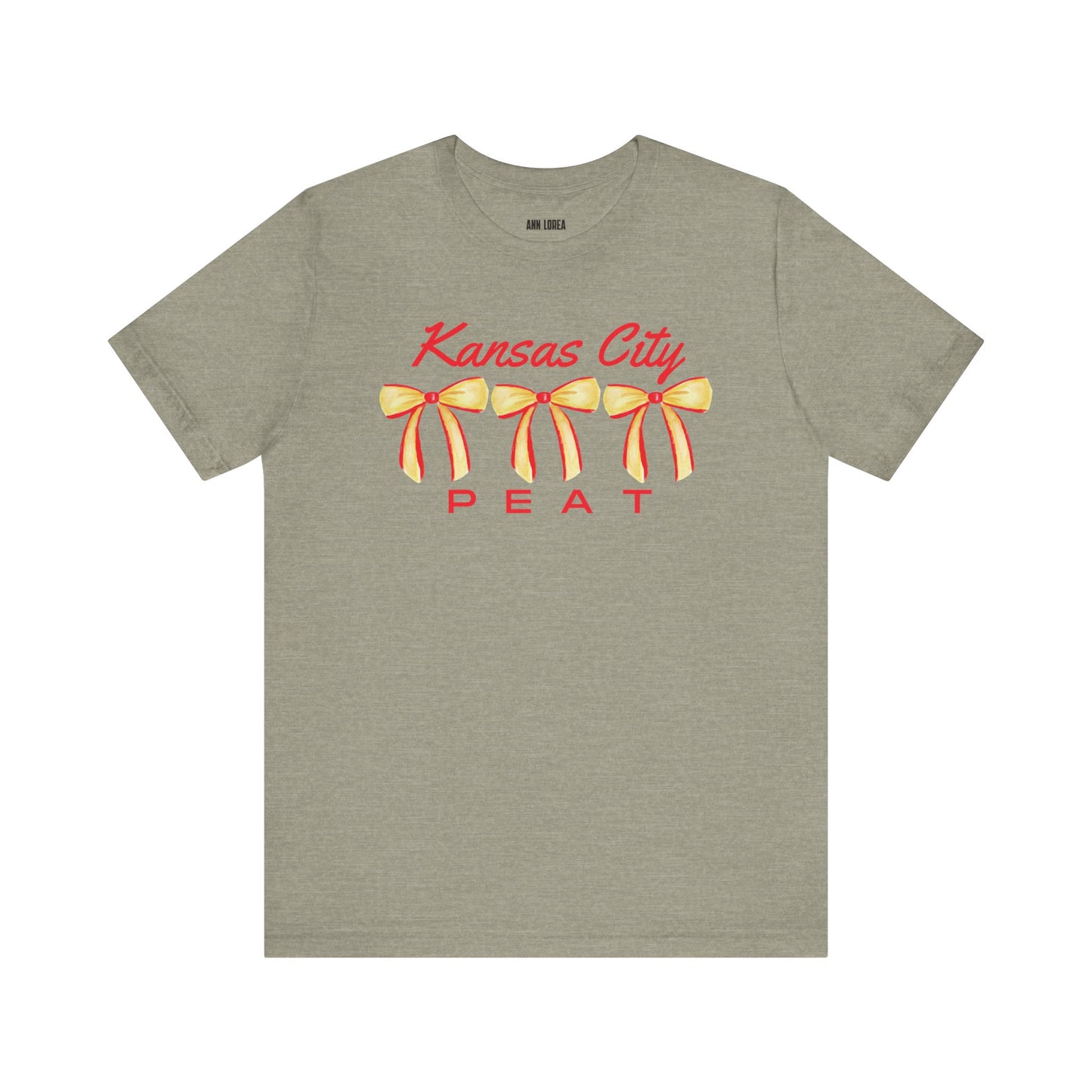 Kansas City Bow Trio Design Graphic T-Shirt