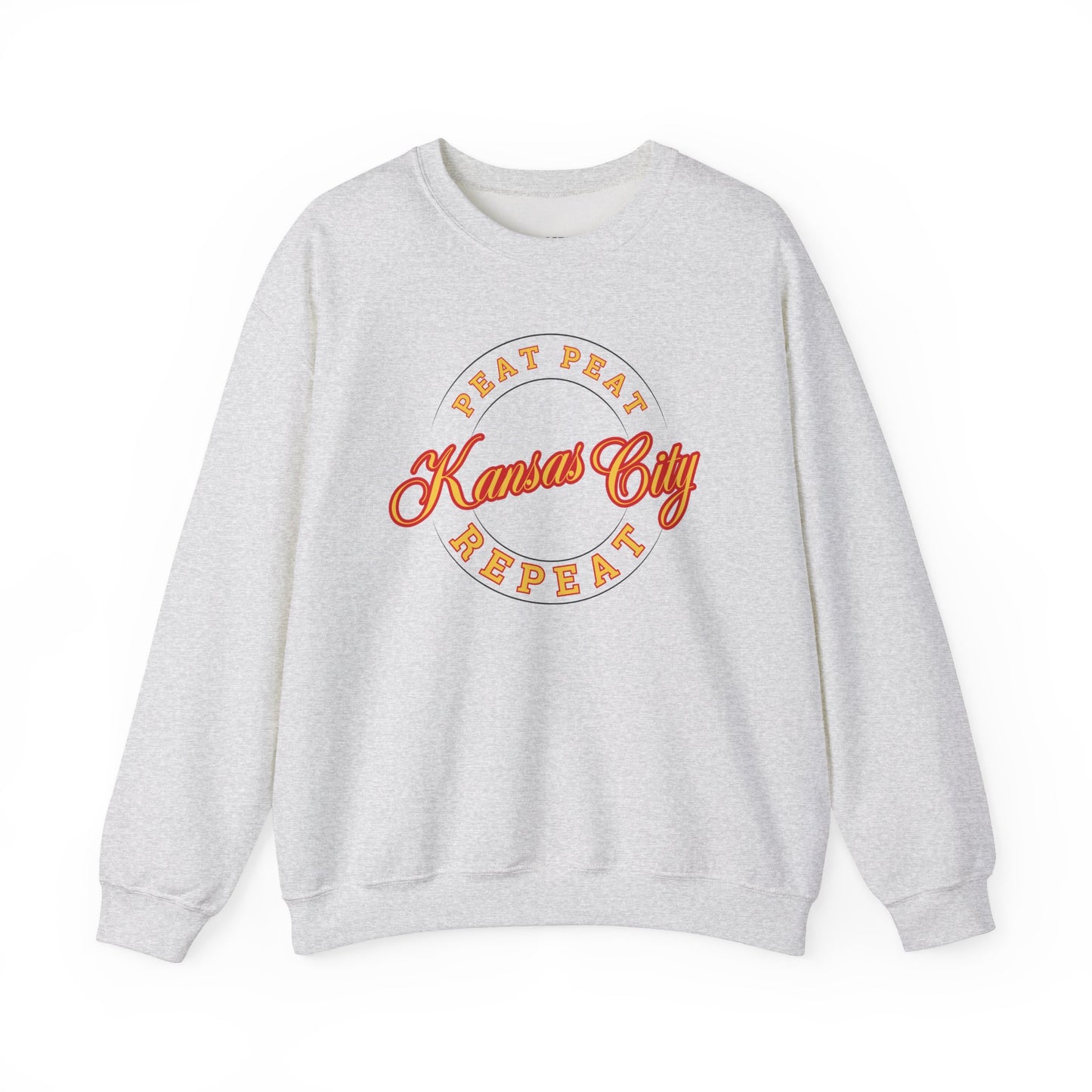 Kansas City Repeat Crewneck Graphic Crewneck Sweatshirt