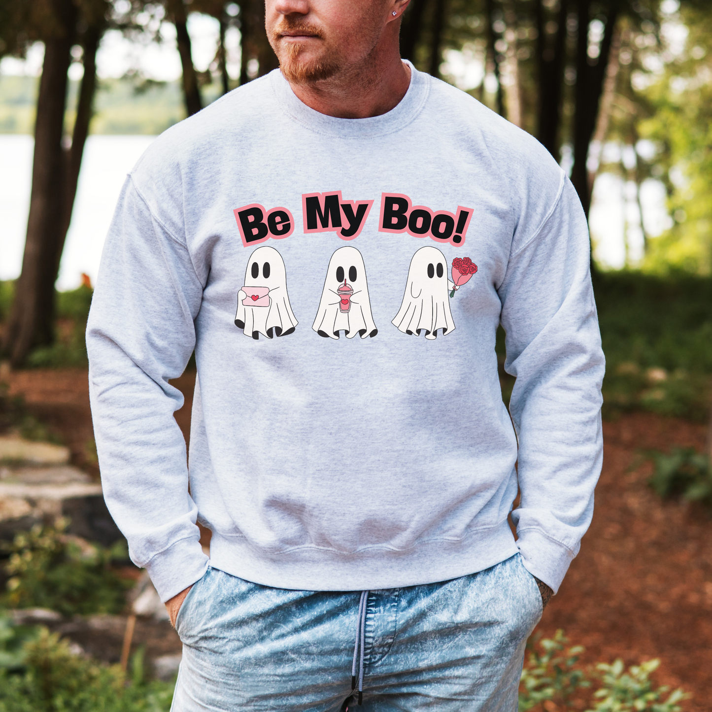 Be My Boo Graphic Crewneck Sweatshirt