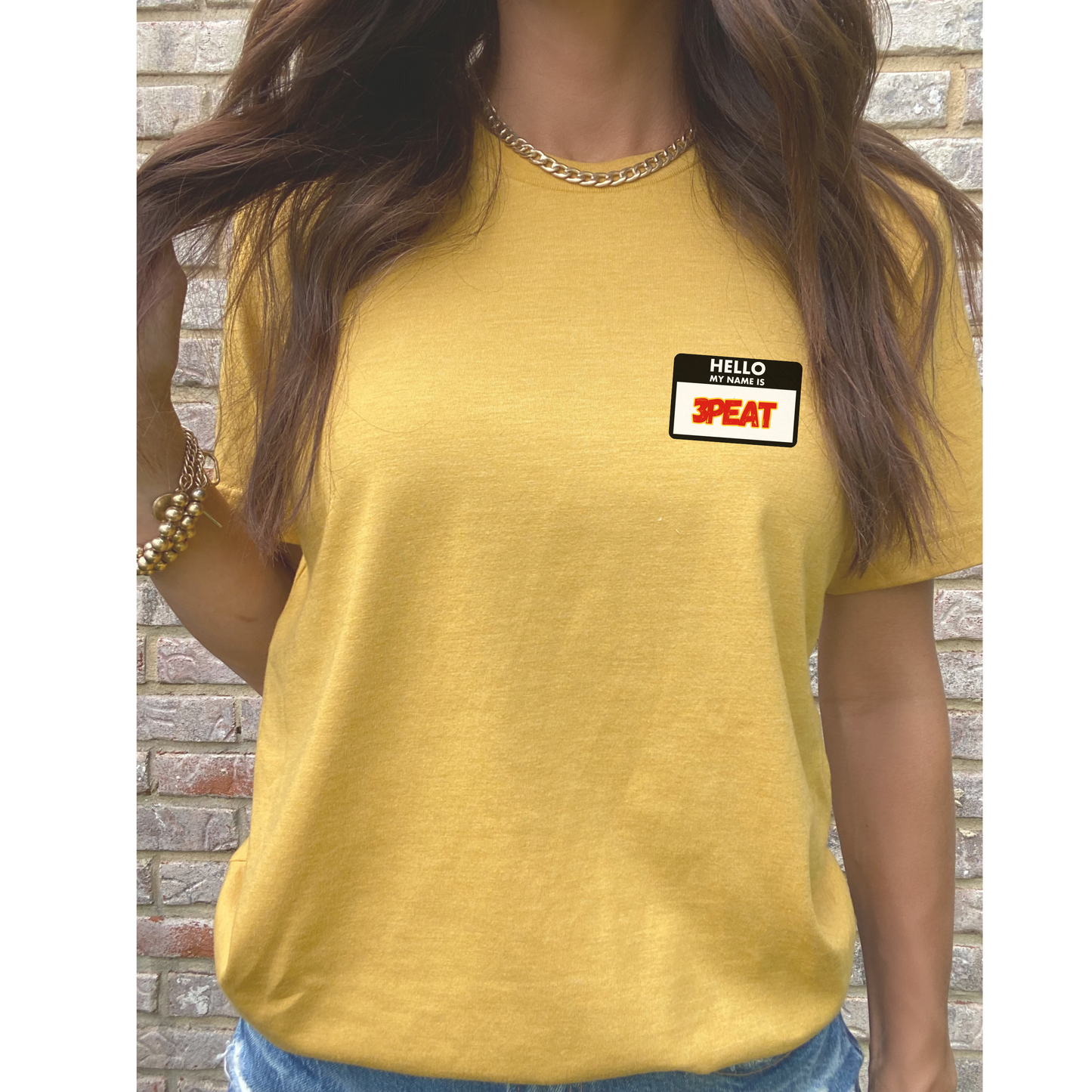 Hello My Name Is Repeat Graphic T-Shirt