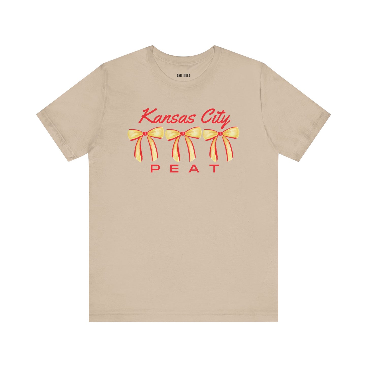 Kansas City Bow Trio Design Graphic T-Shirt