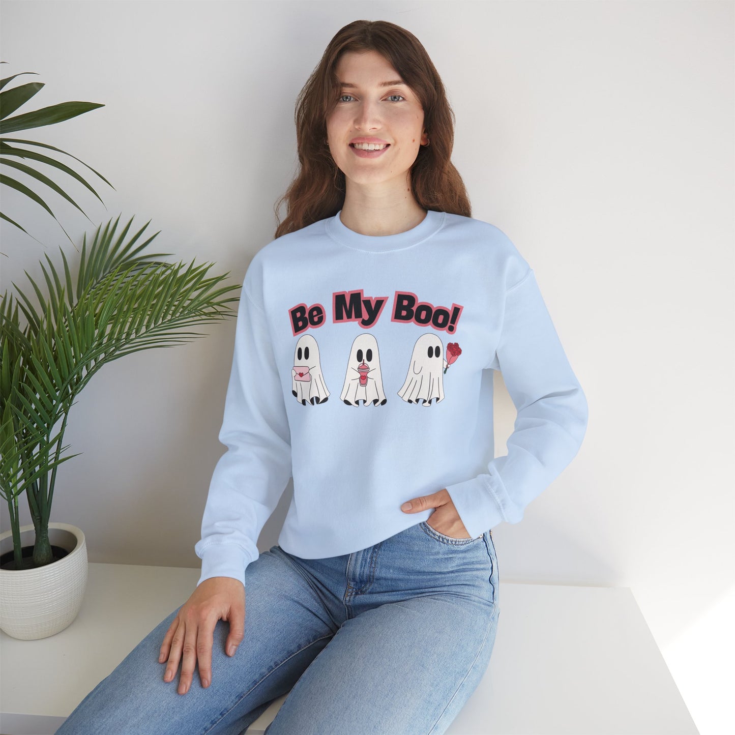 Be My Boo Graphic Crewneck Sweatshirt