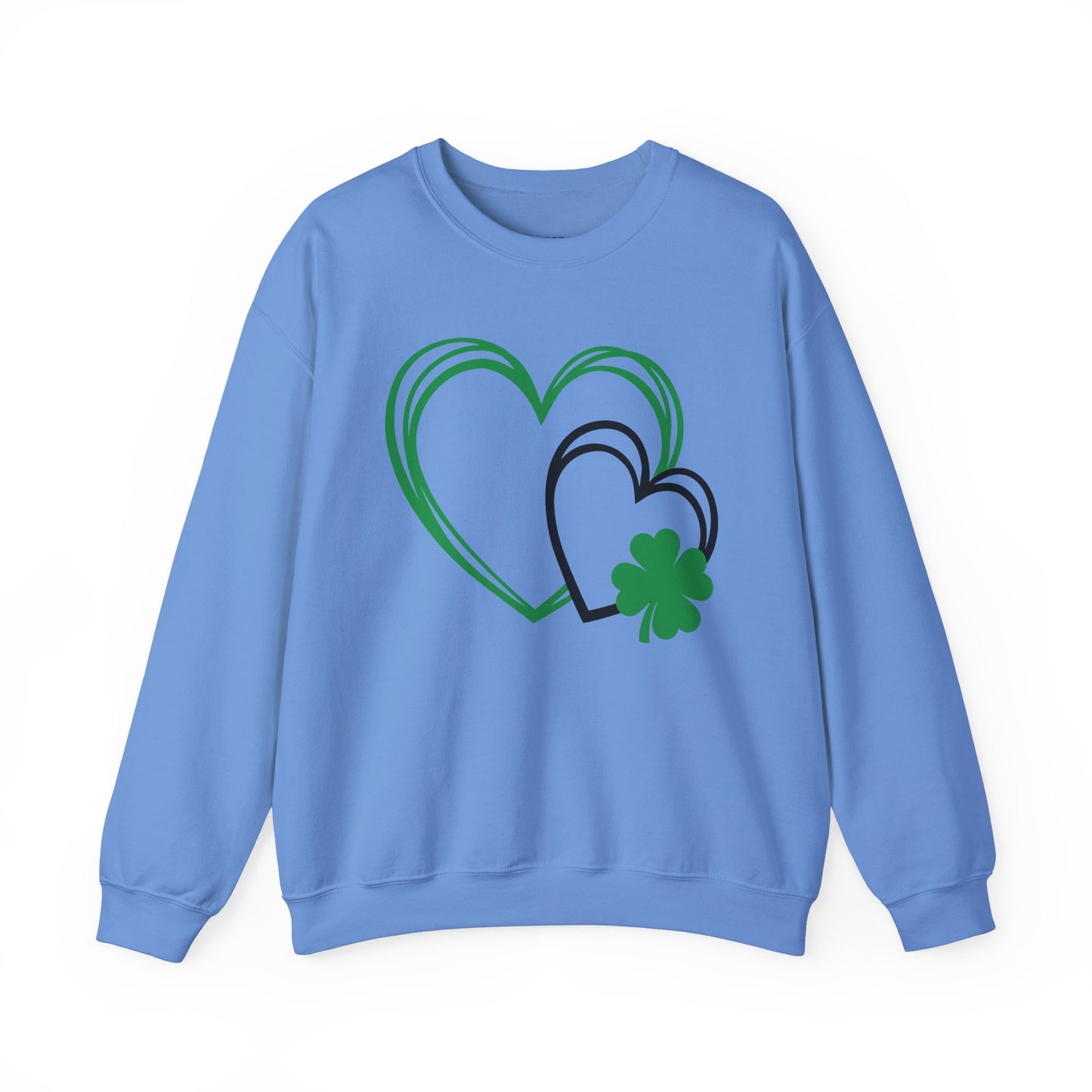Festive Hearts w/a little St. Patrick’s Day Luck Crewneck Sweatshirt
