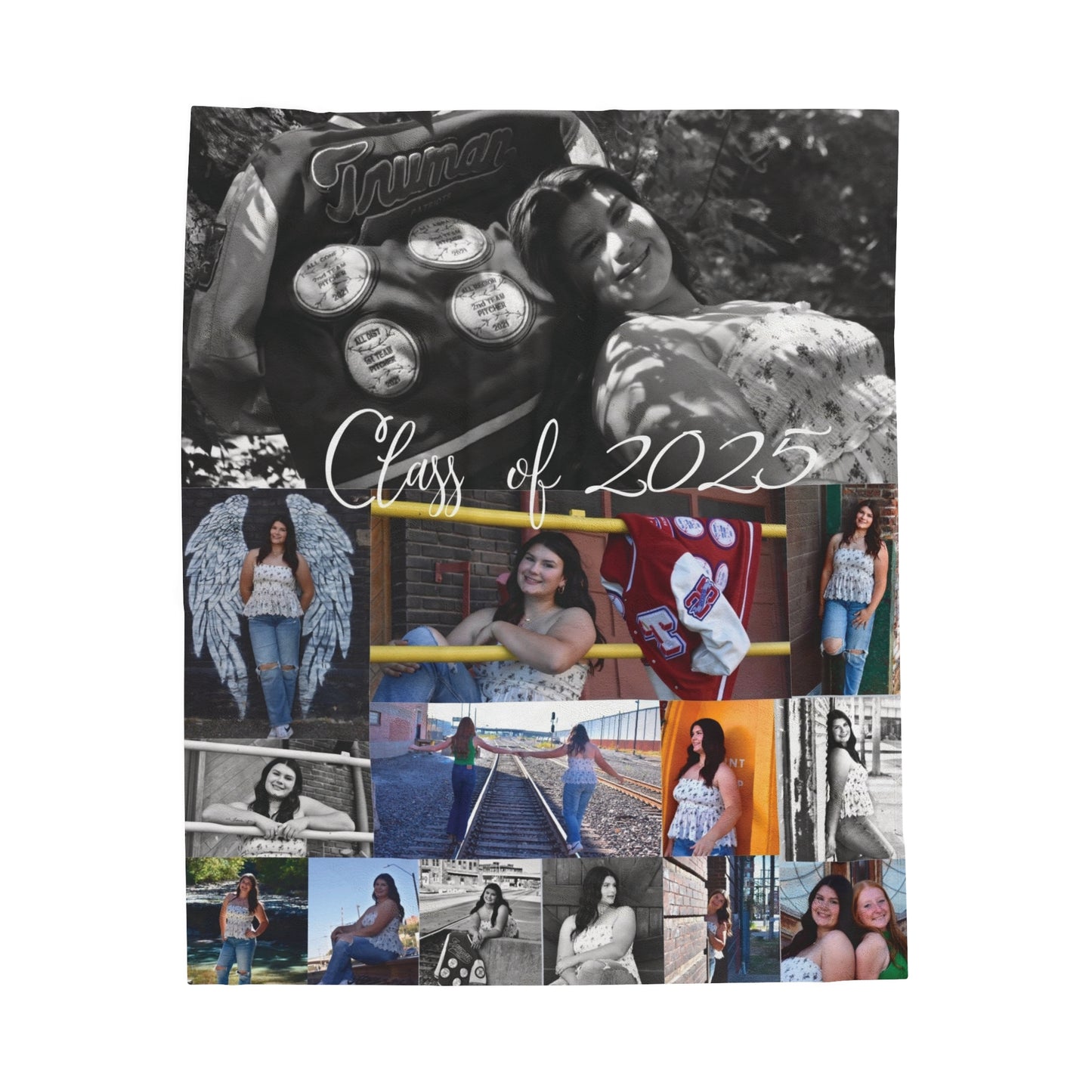 Class of 2025 Custom Velveteen Plush 50x60in Blanket