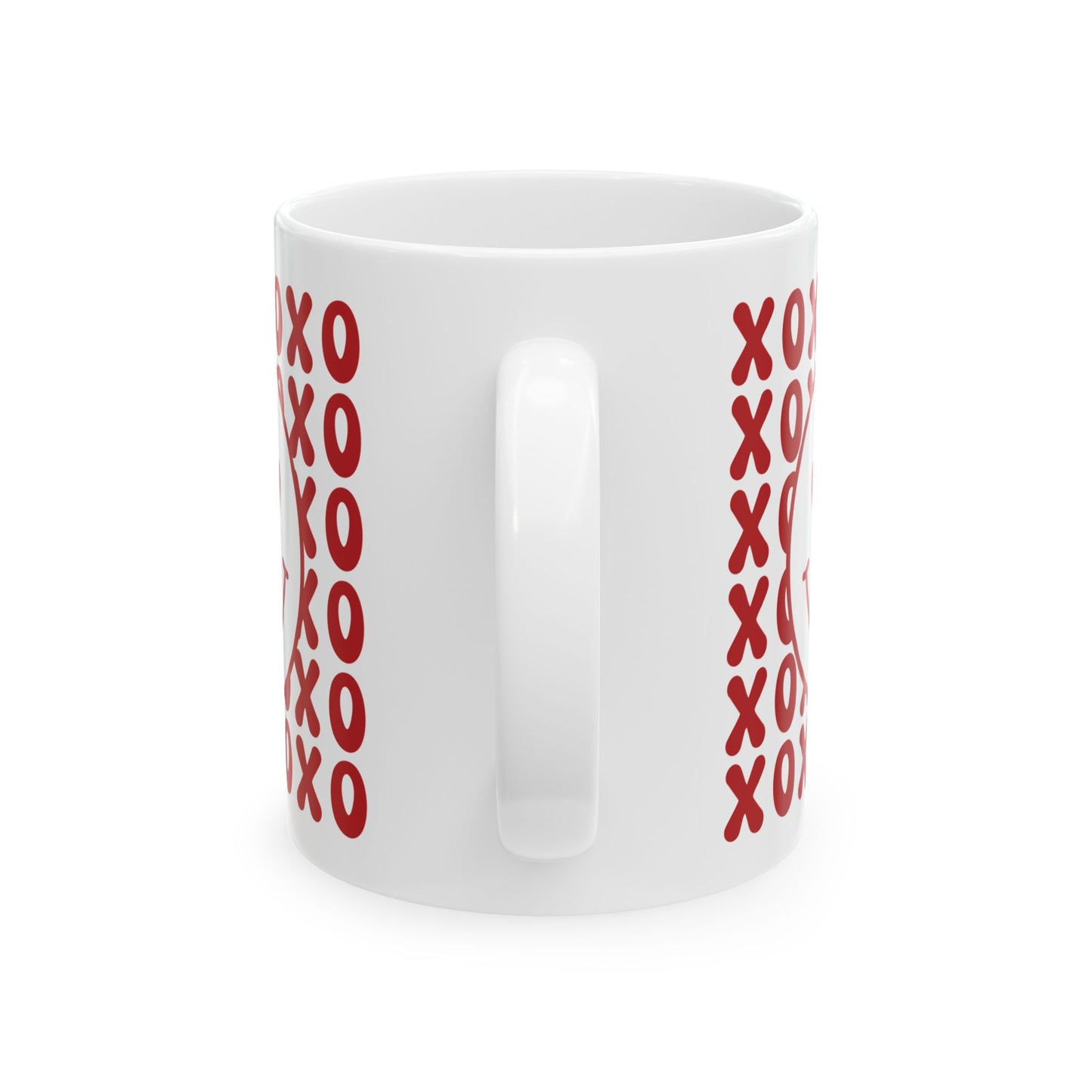 Hearts and Happiness XO Ceramic Mug, Boxer Dog Lovers