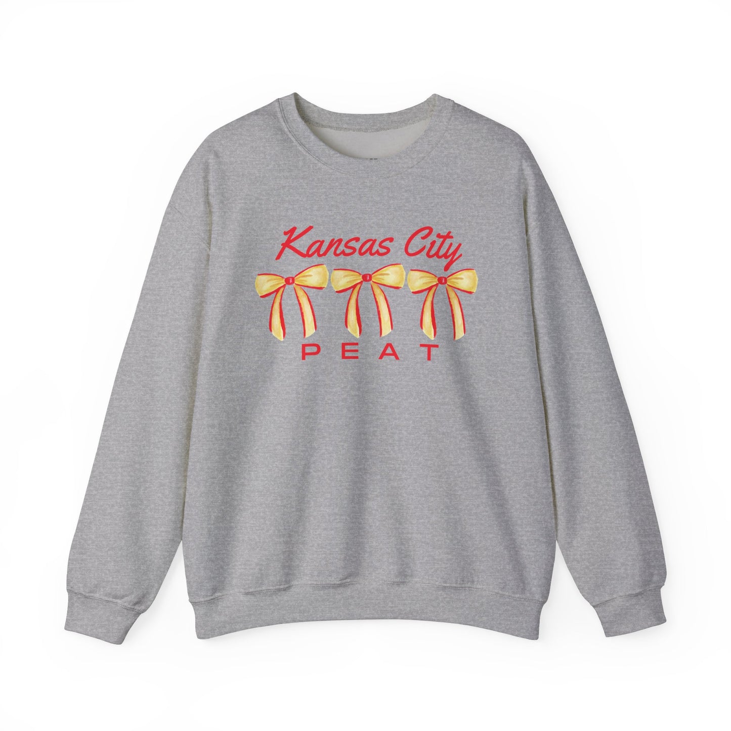 Kansas City Bow Trio Design Graphic Crewneck Sweatshirt