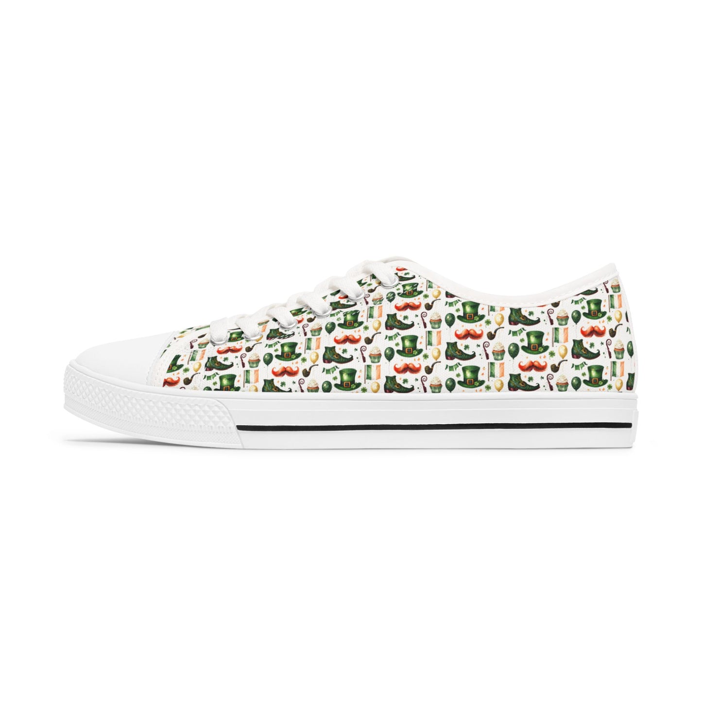 St Patricks Day Themed, Low Top Sneakers