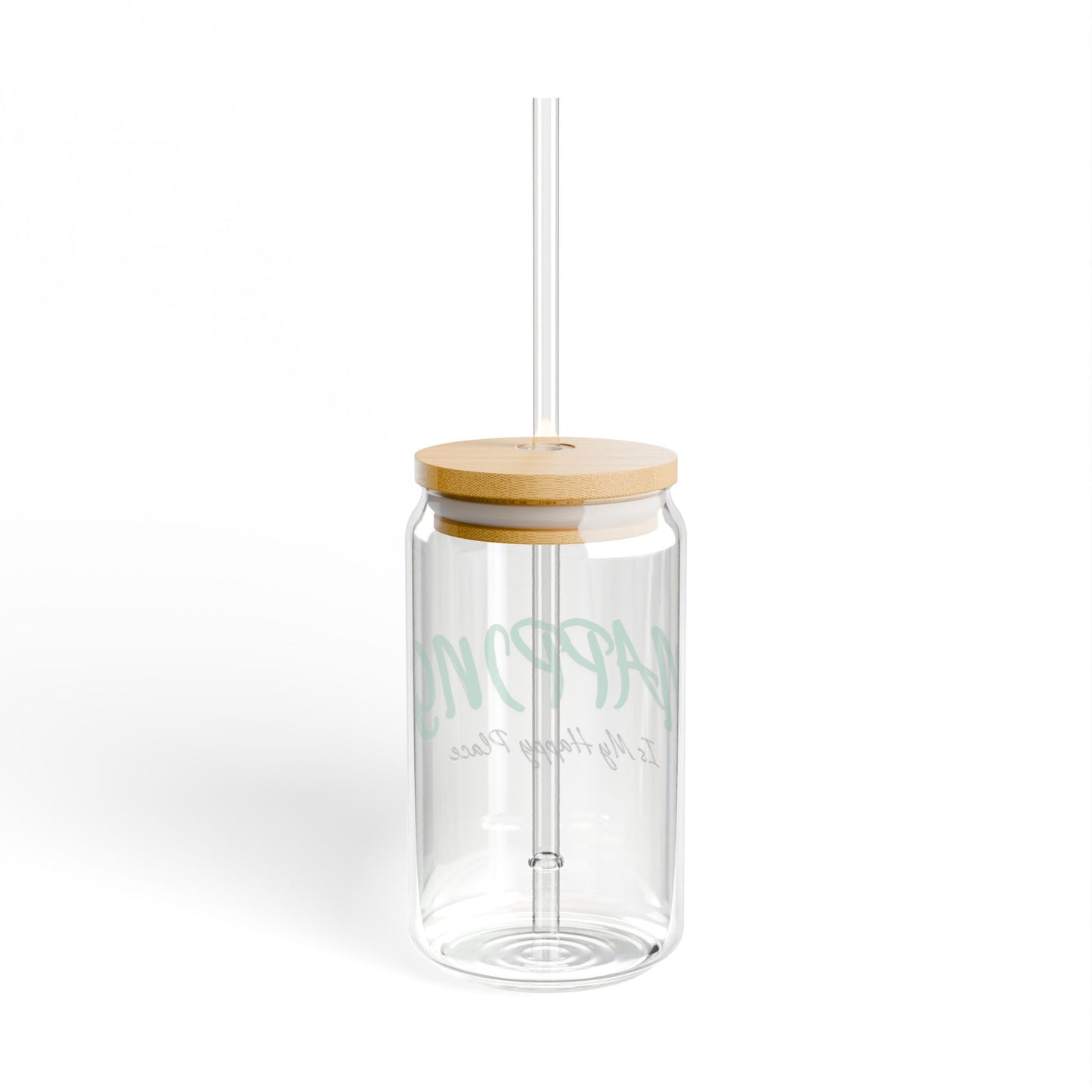 Napping Is My Happy Place My Napping Sipper Glass, 16oz