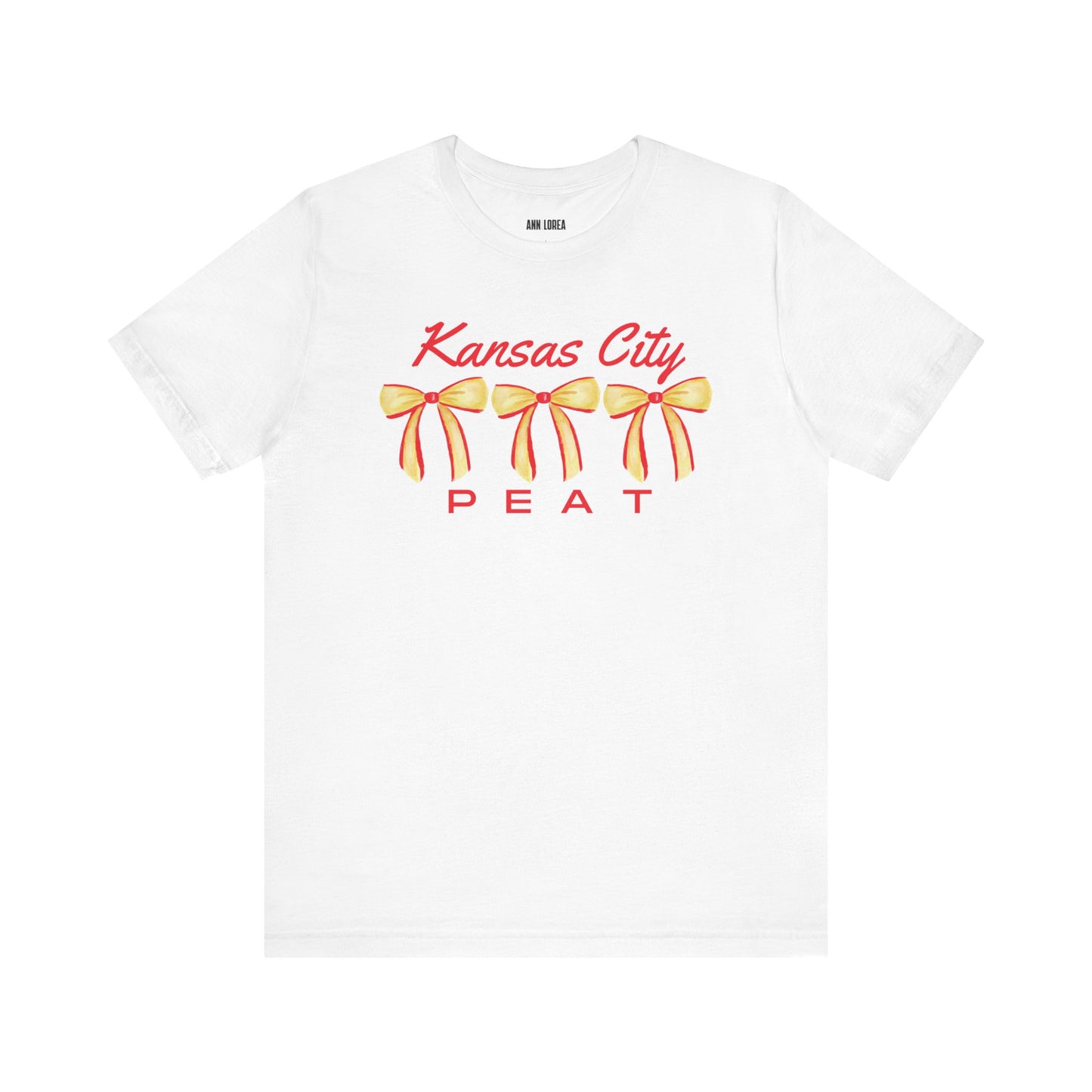 Kansas City Bow Trio Design Graphic T-Shirt