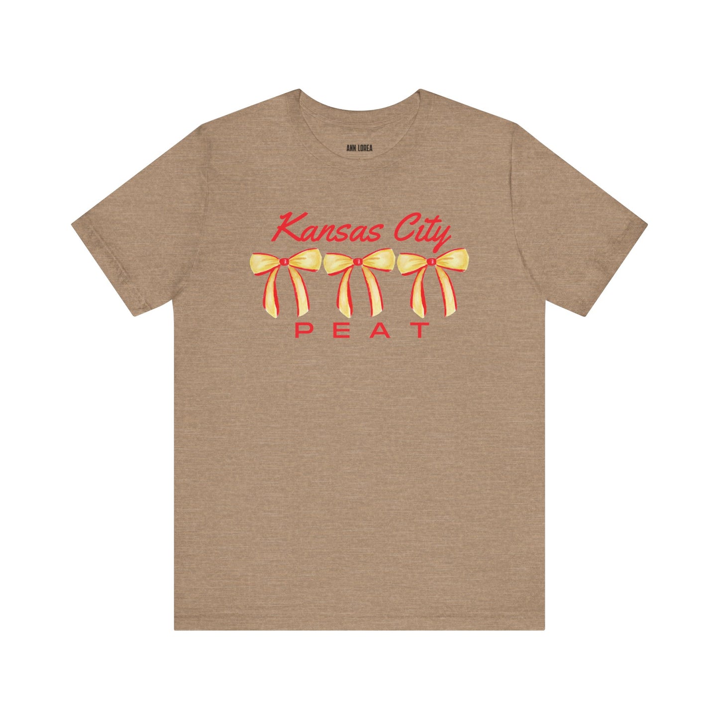 Kansas City Bow Trio Design Graphic T-Shirt