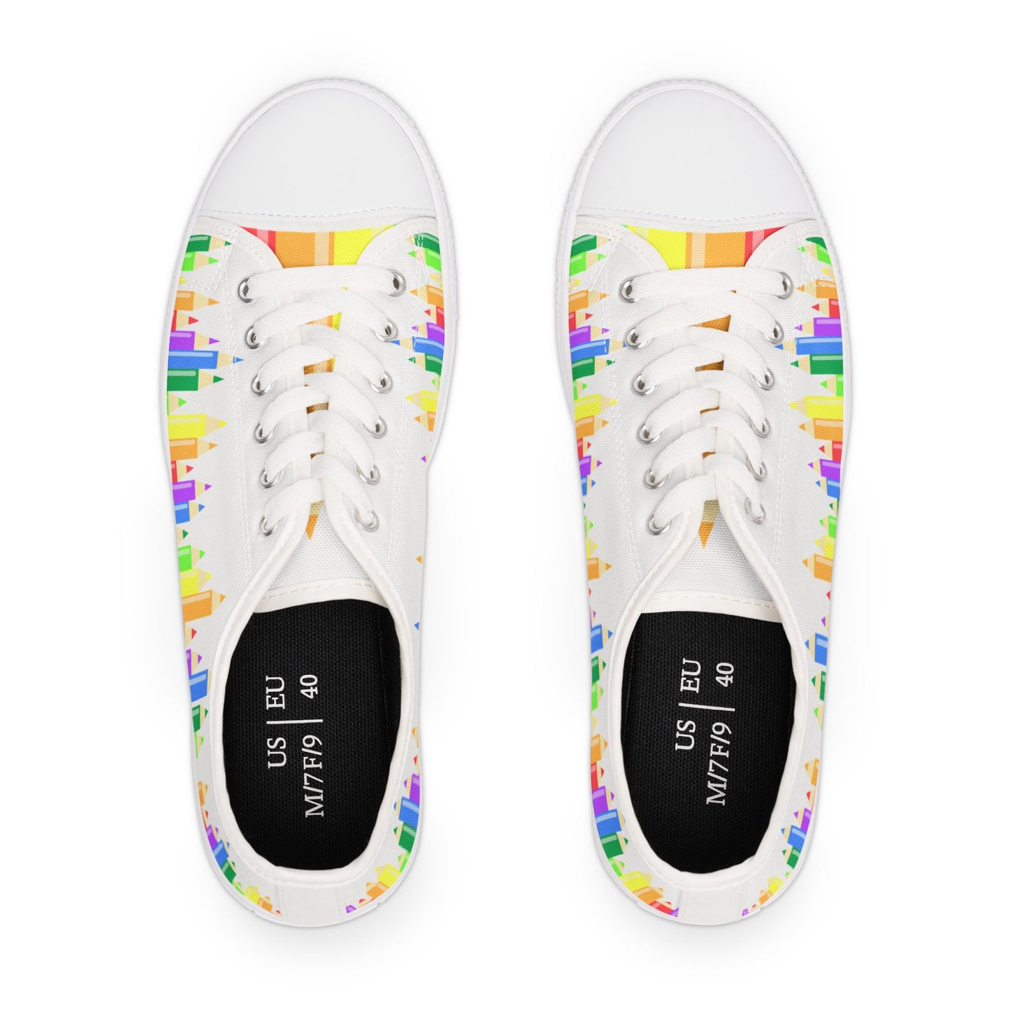 Colored Pencils Low Top Sneakers/Shoes