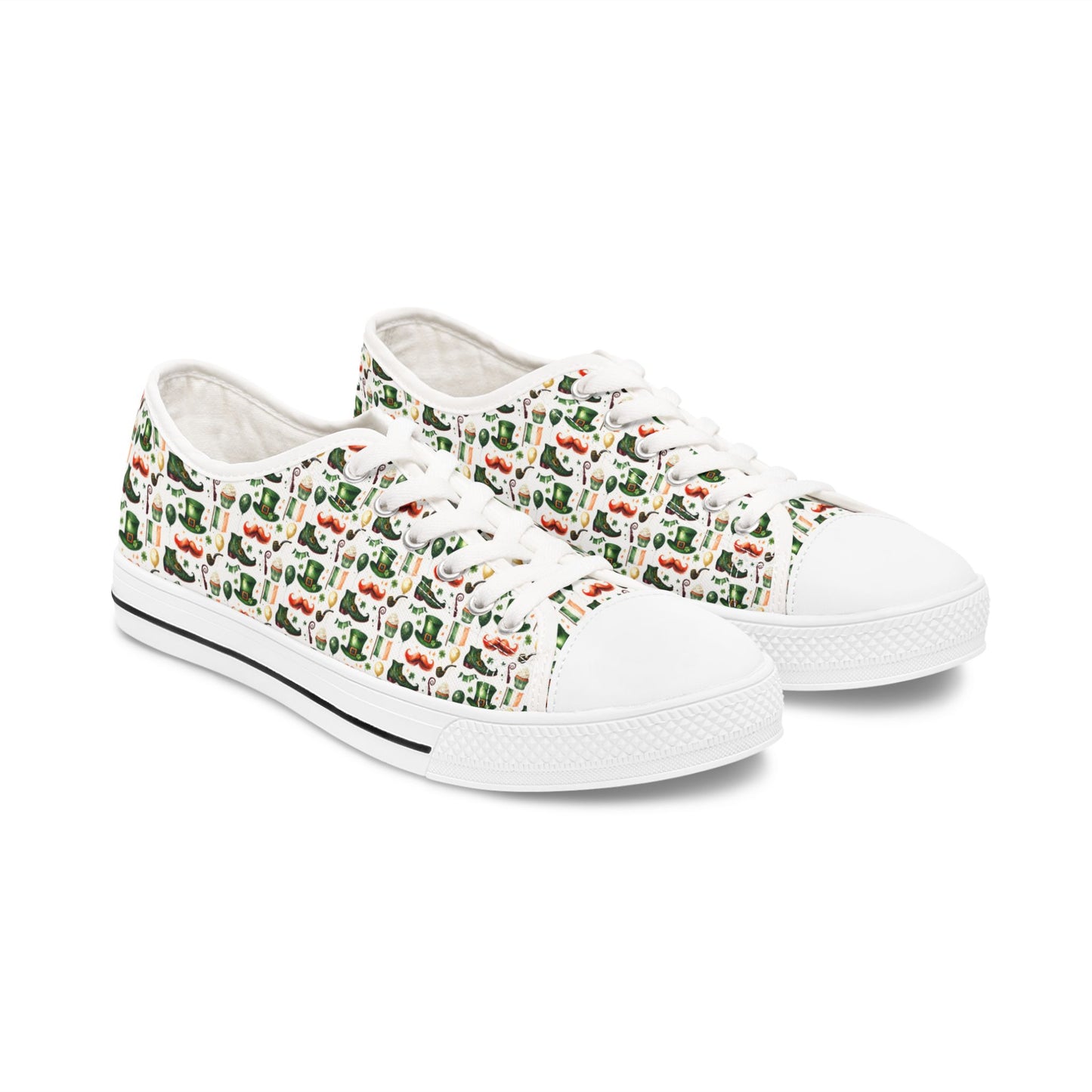 St Patricks Day Themed, Low Top Sneakers
