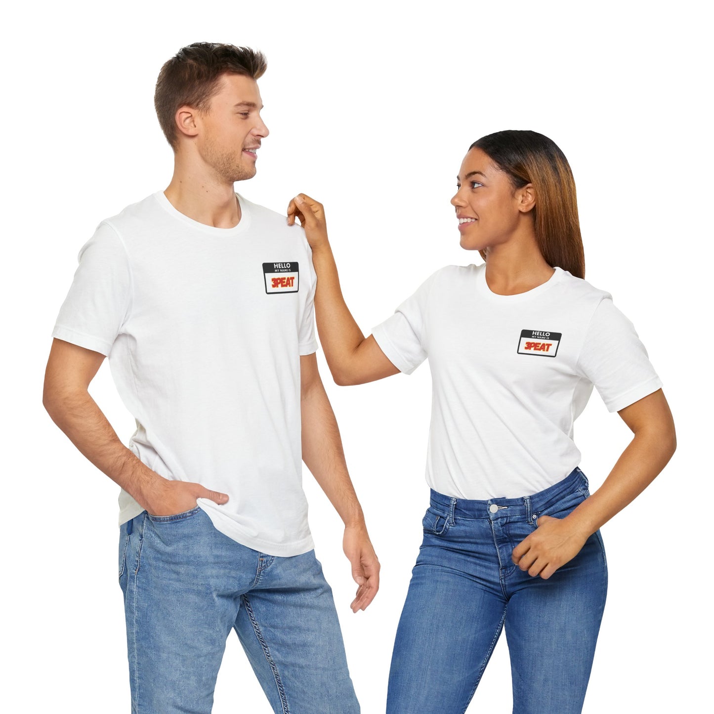 Hello My Name Is Repeat Graphic T-Shirt