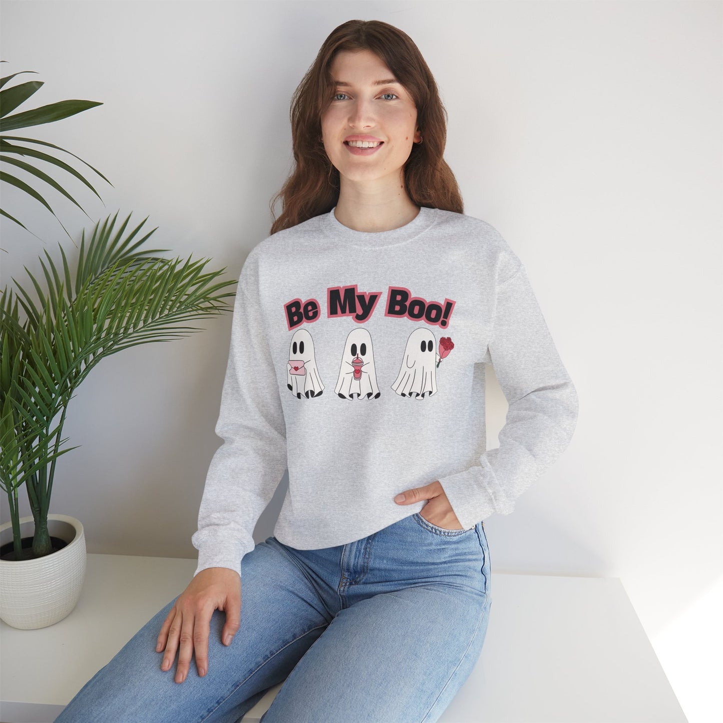 Be My Boo Graphic Crewneck Sweatshirt