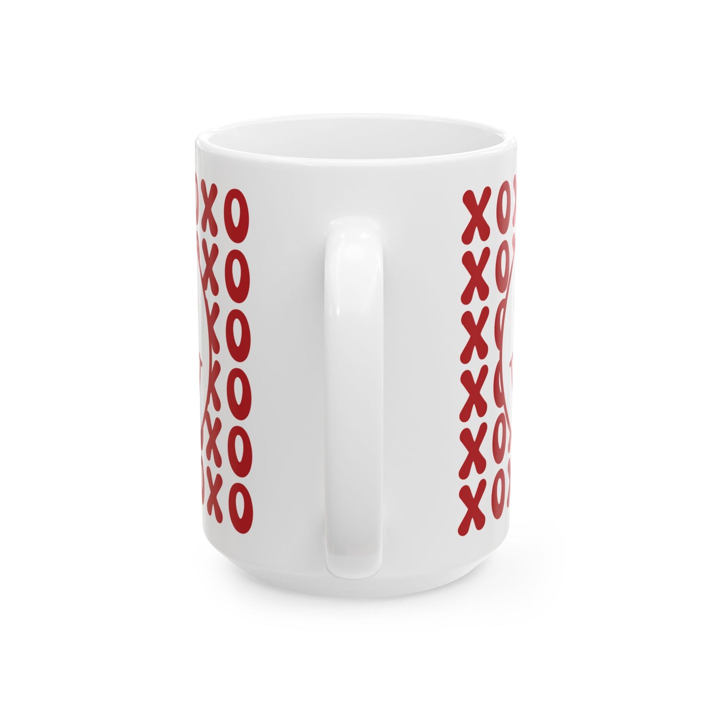 Hearts and Happiness XO Ceramic Mug, Boxer Dog Lovers