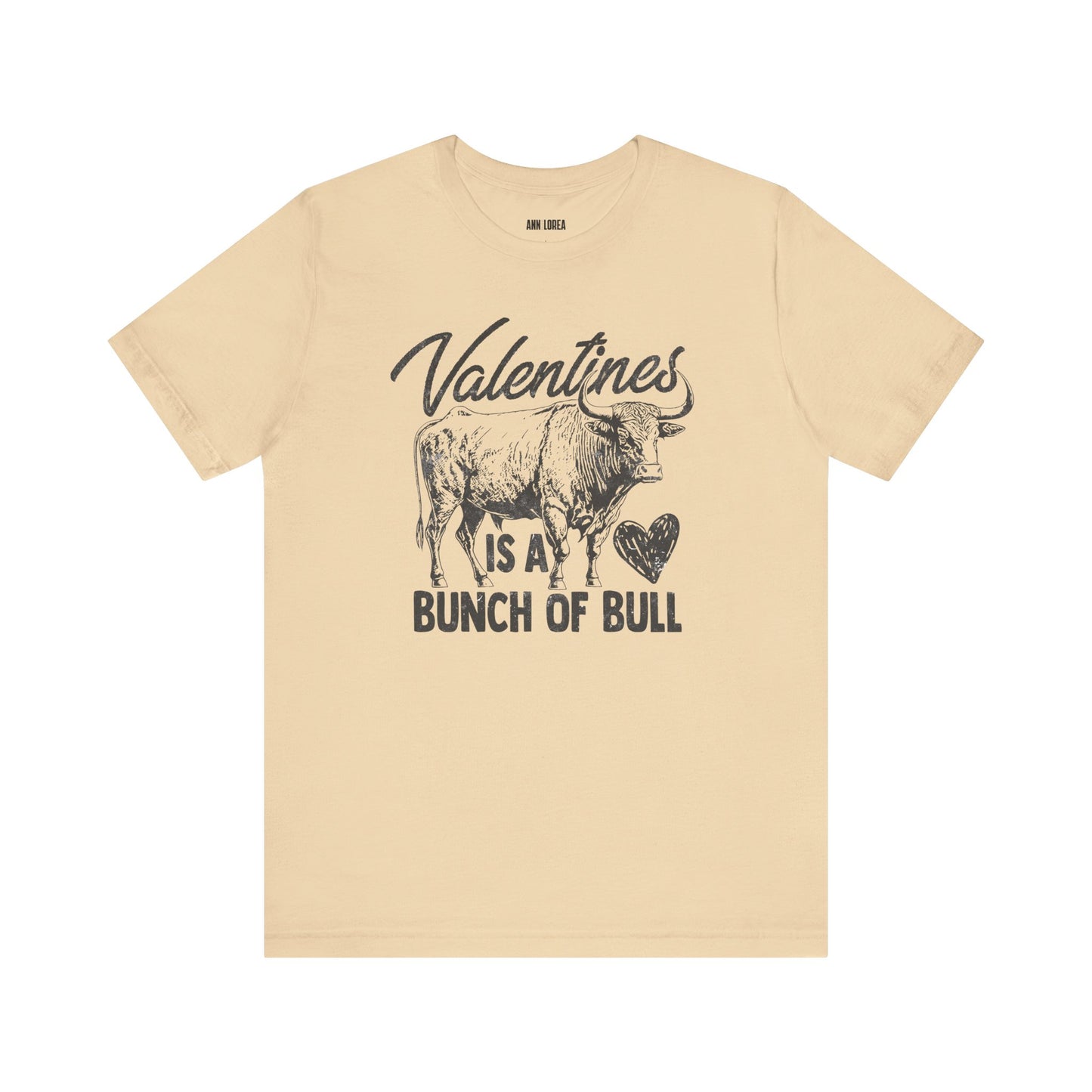 Splattered Valentine’s Is A Bunch Of Bull Graphic T-Shirt