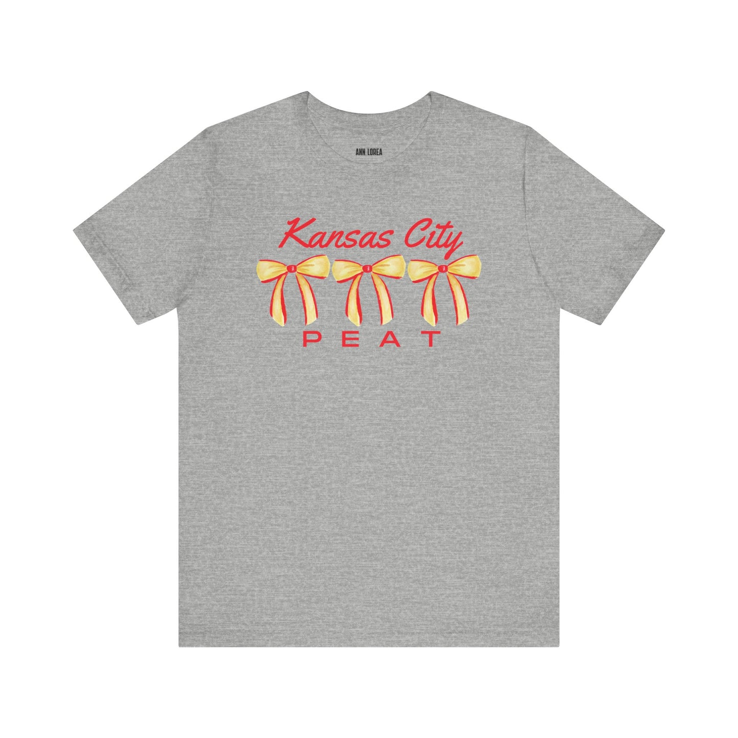 Kansas City Bow Trio Design Graphic T-Shirt