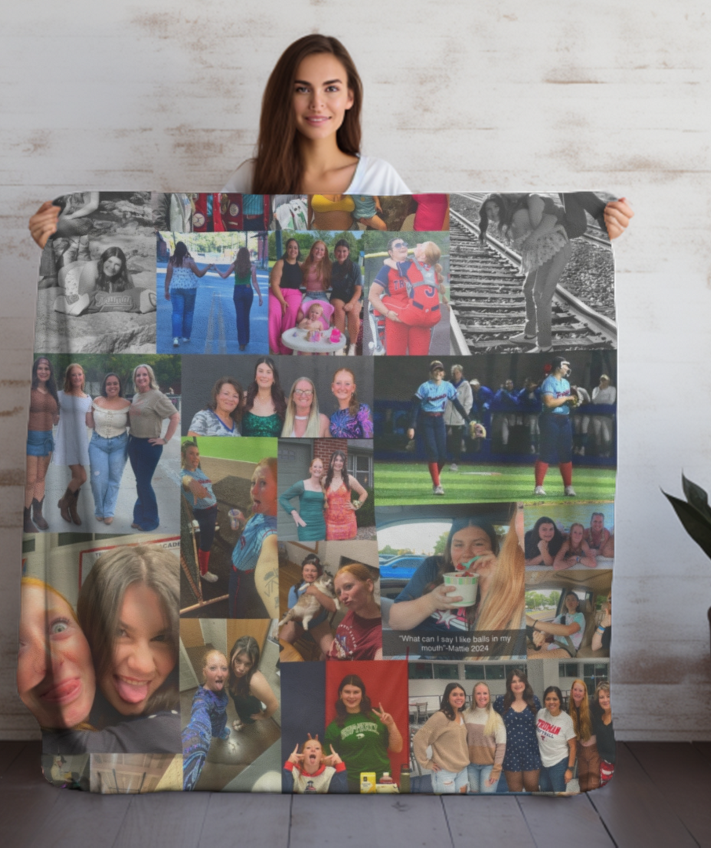 Best Friends Custom Velveteen Plush 50x60in Blanket