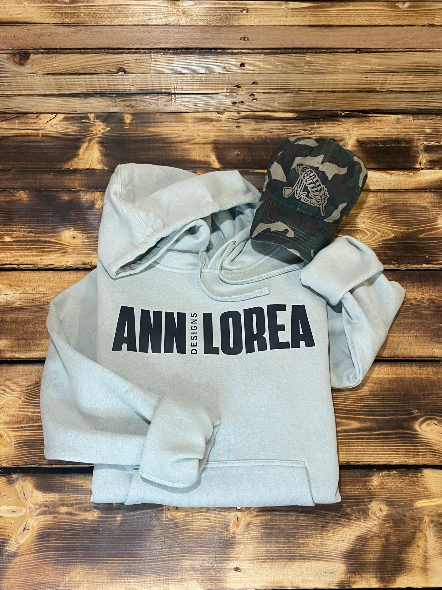 ANN LOREA DESIGNS HOODED SWEATSHIRT