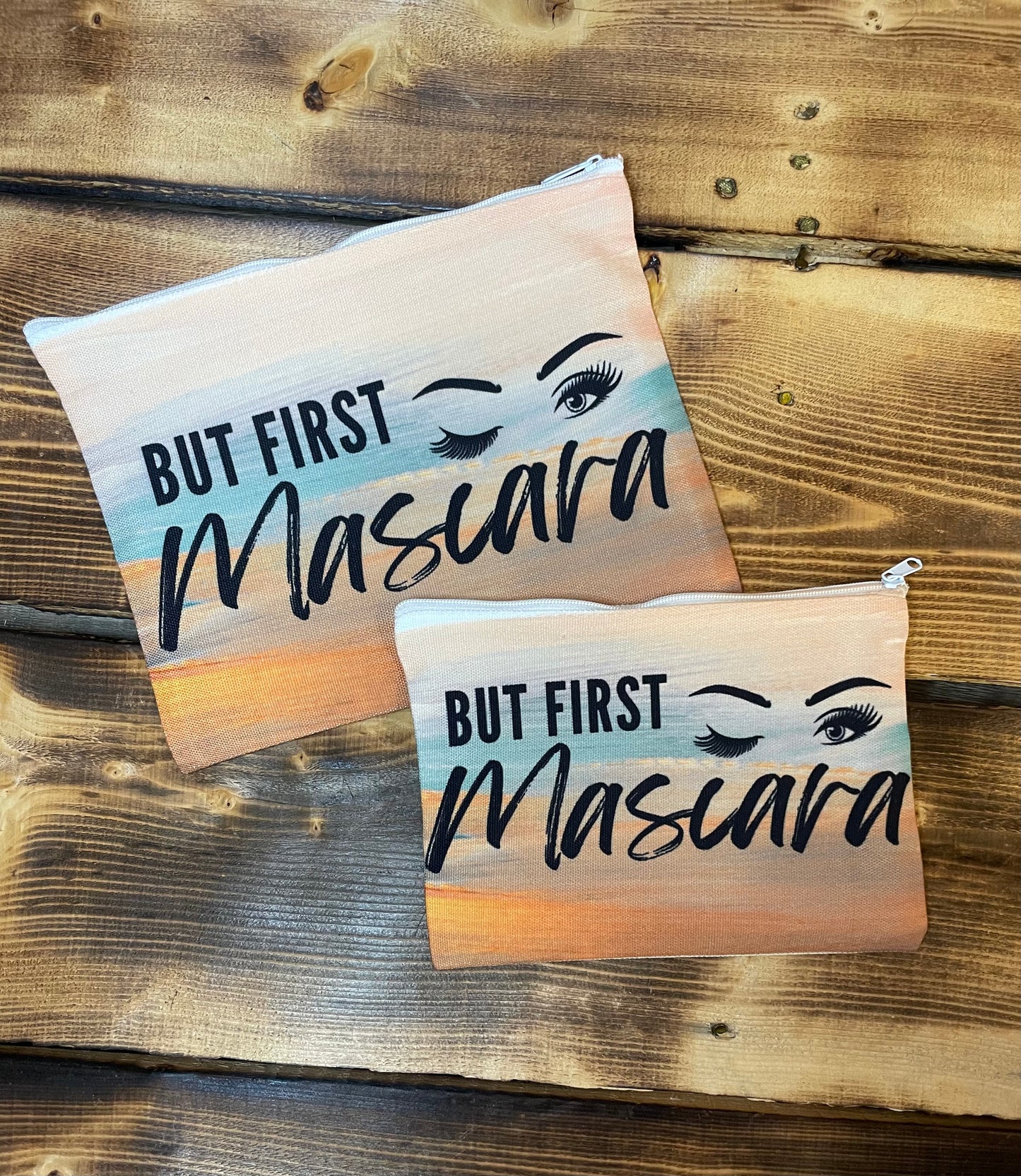 But First Mascara Canvas Bag