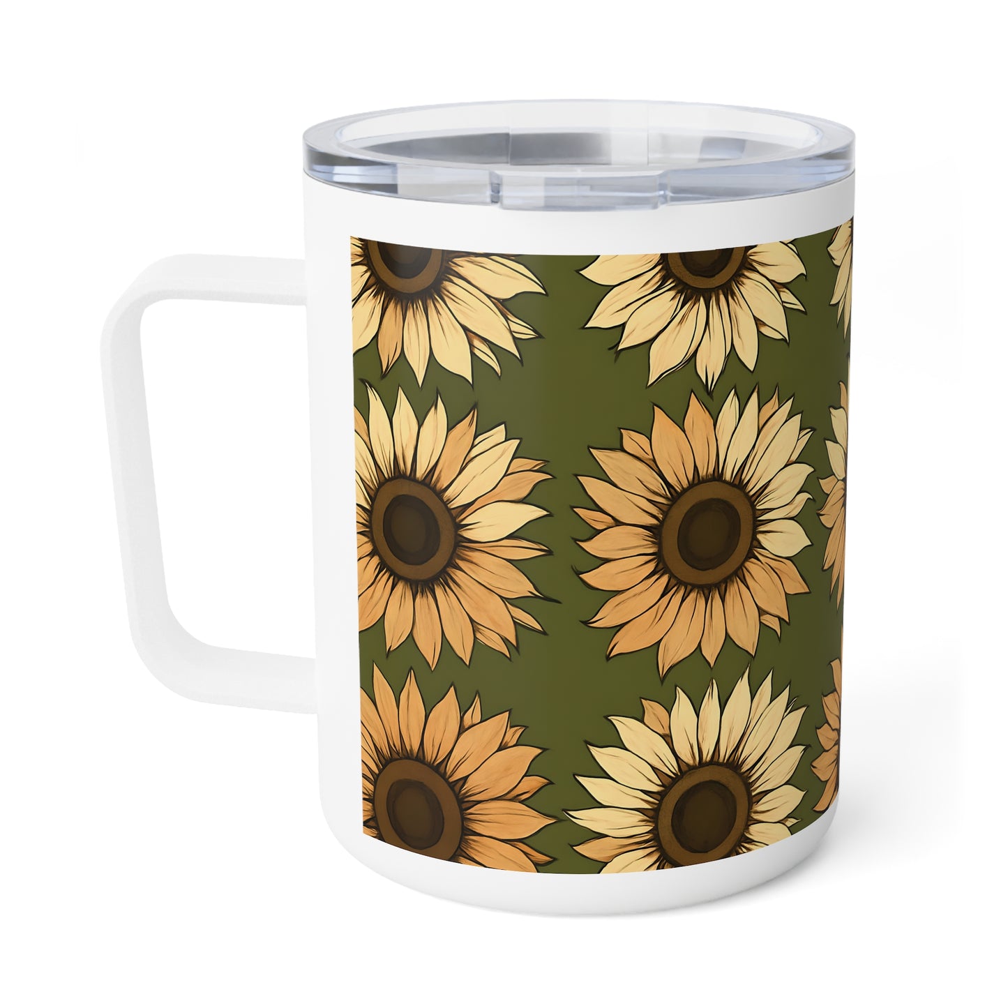 Sunflower Insulated Coffee Mug, 10oz