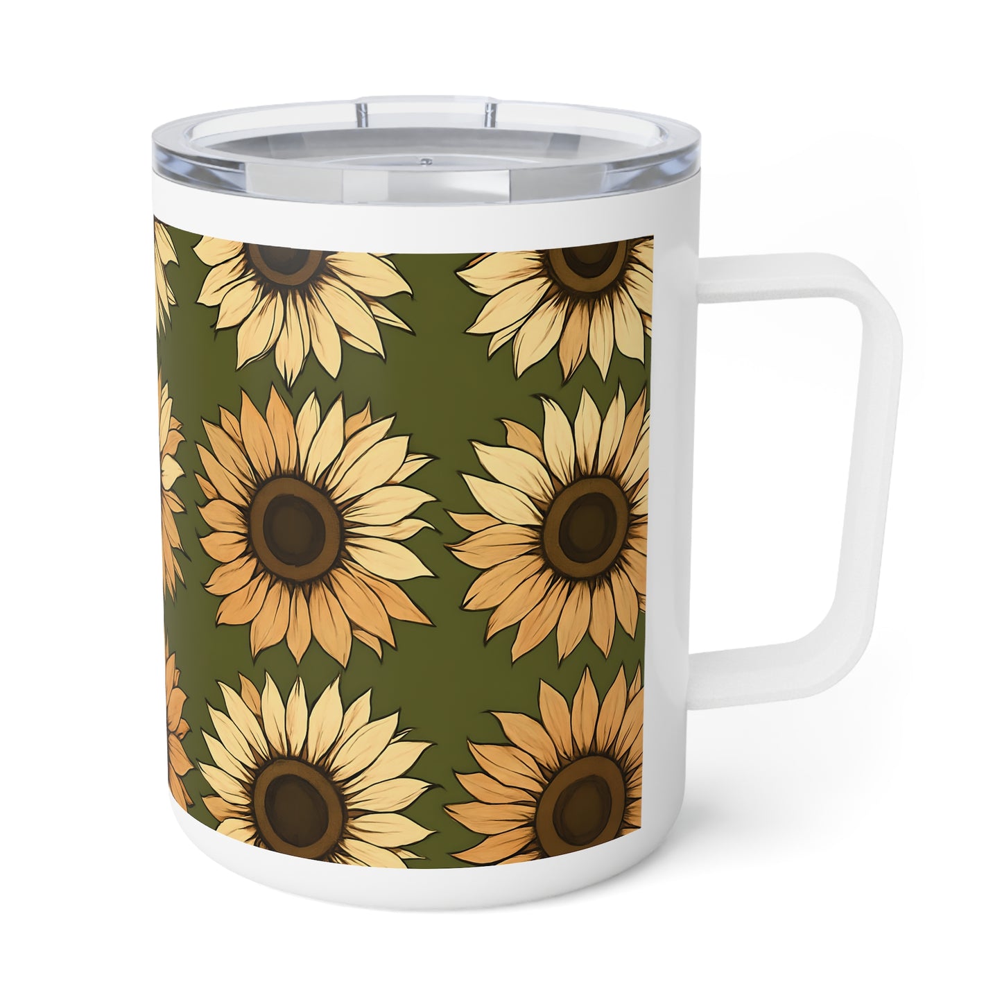 Sunflower Insulated Coffee Mug, 10oz