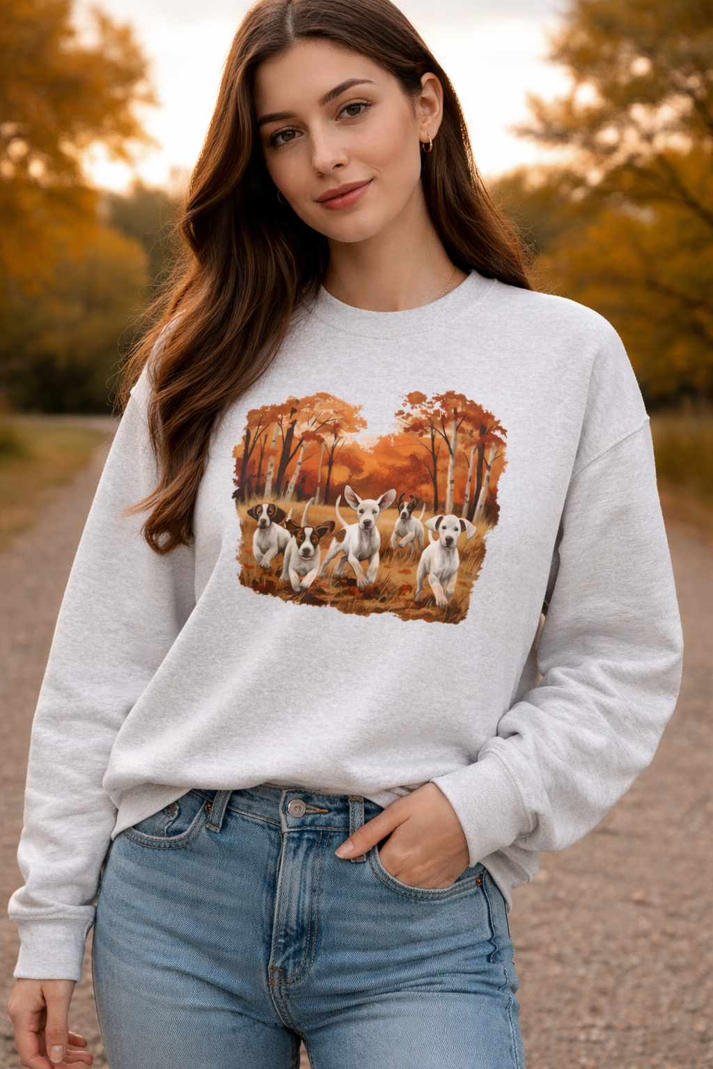 English Pointer Dogs Crewneck Sweatshirt